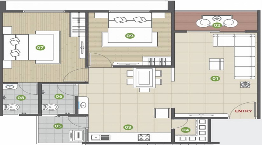 Shree Parijat Residency Floor Plan