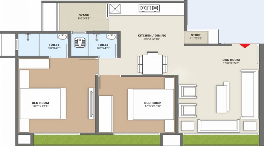 Neelkanth Pushkar Residency Floor Plan