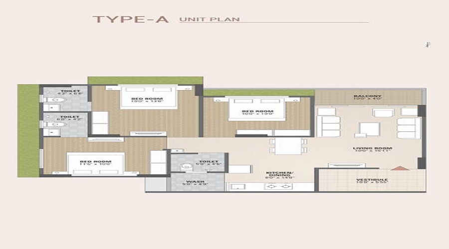 Parshwa RJ Pearl Floor Plan