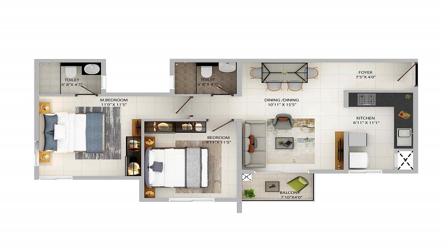 Provident Sunworth City Floor Plan