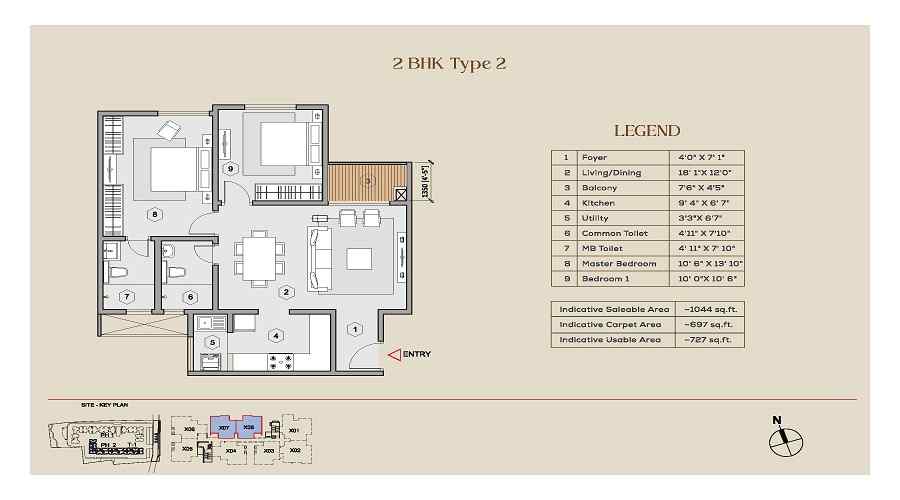 Purva Celestial Floor Plan
