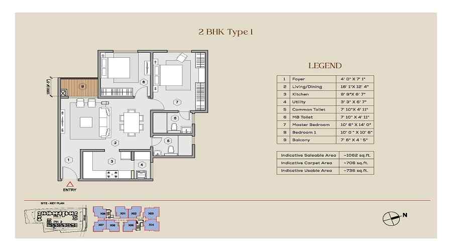 Purva Celestial Floor Plan