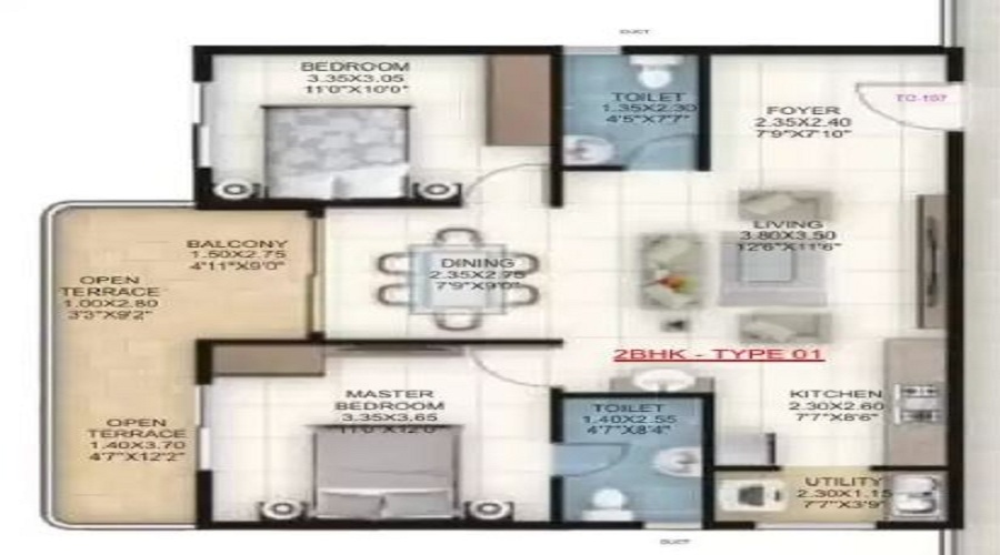 Trendsquares Ortus Phase III Floor Plan