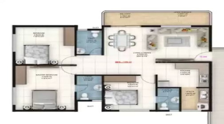 Trendsquares Ortus Phase III Floor Plan