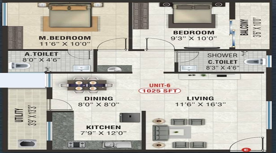 Sri Nandana Neo Floor Plan