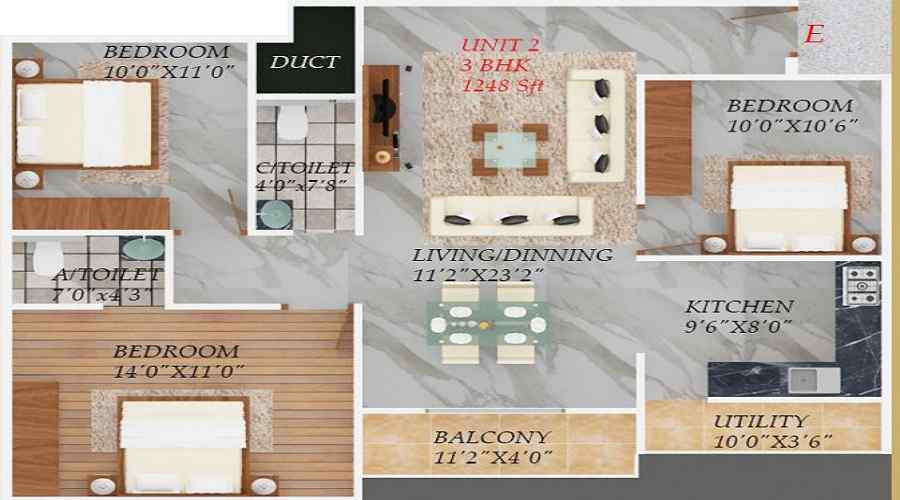 Charith Moon Stone Floor Plan