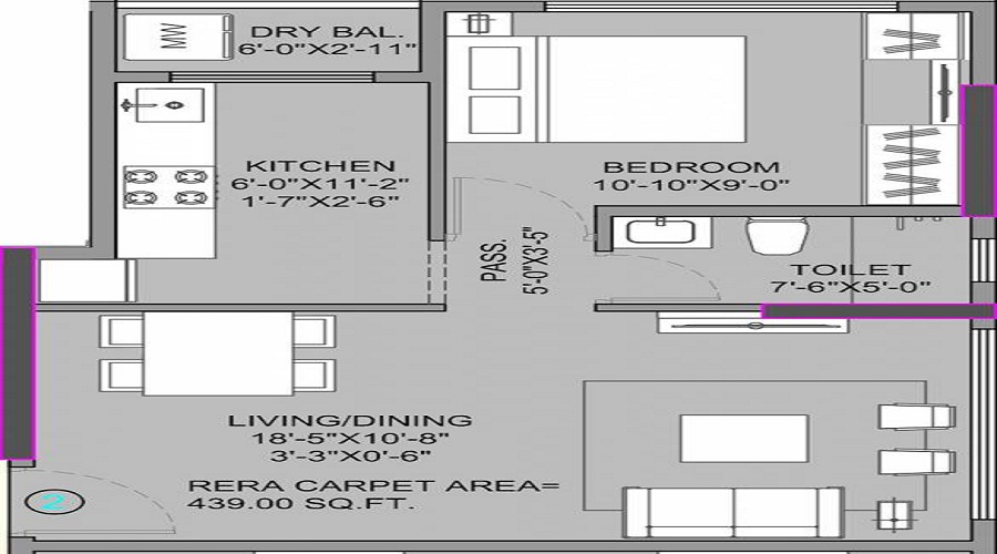 Roha Vatika Floor Plan