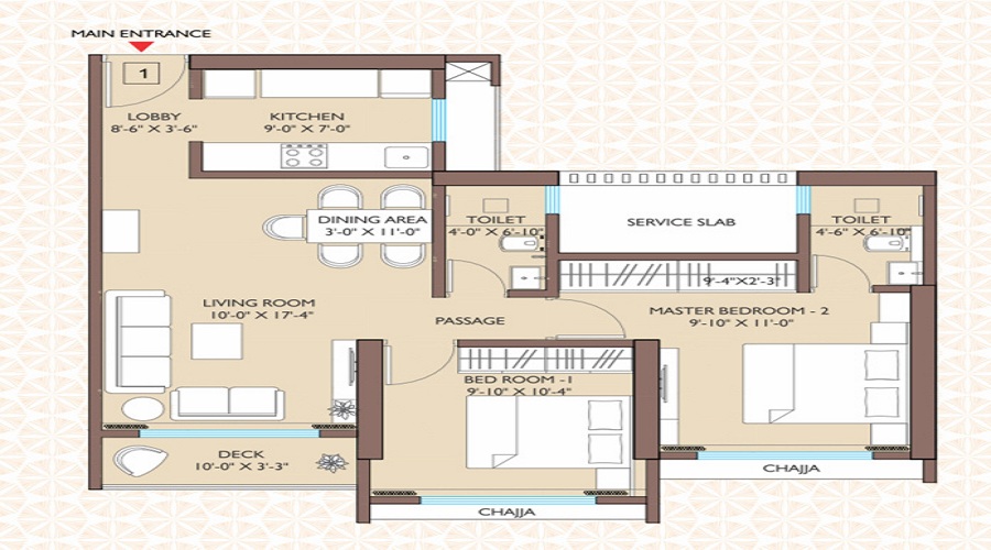 Cllaro Urban Grandeur Floor Plan