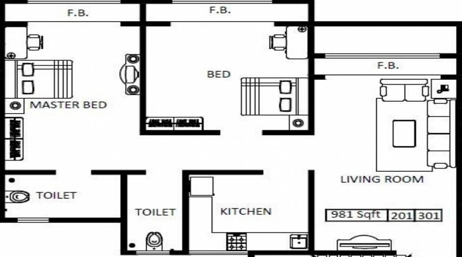 Doshi Om Apartment Floor Plan