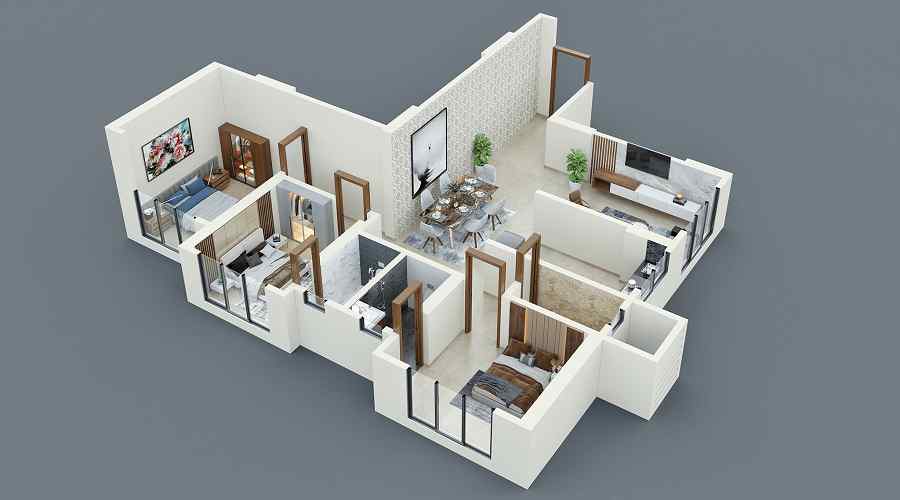 Pragati Icon Floor Plan