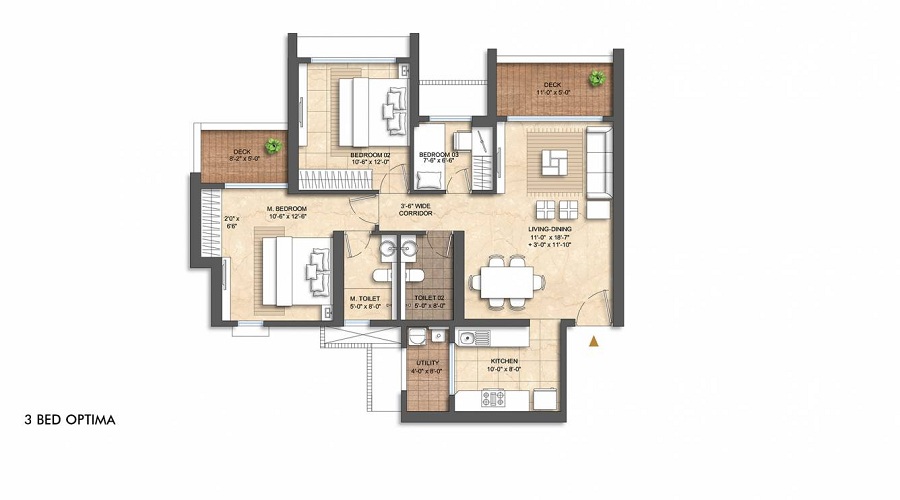 Lodha Aura Floor Plan