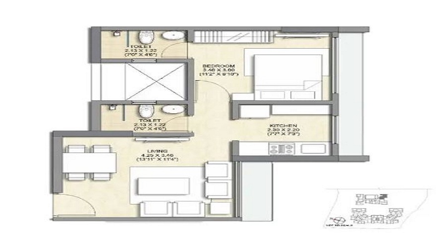 Crystal Chembur High Floor Plan