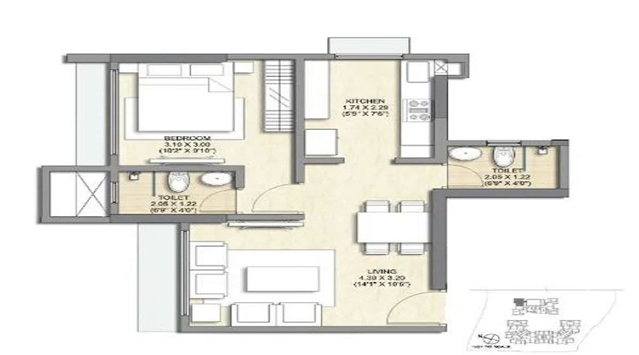 Crystal Chembur High Floor Plan
