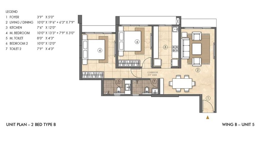 Lodha Raj Infinia Floor Plan