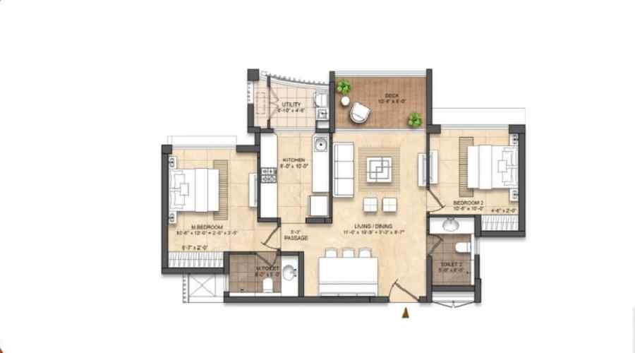 Lodha Divino Floor Plan