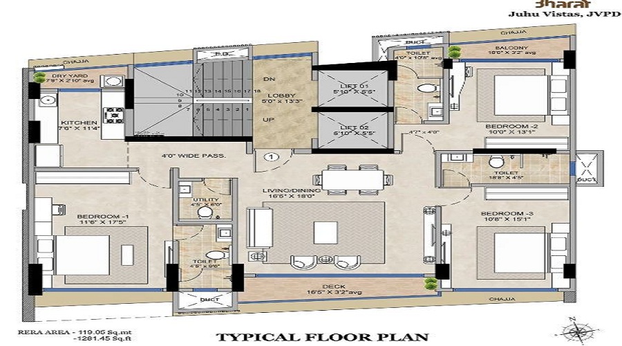 Bharat Juhu Vistas Floor Plan