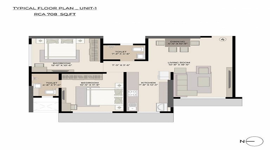 Shraddha Elite Floor Plan