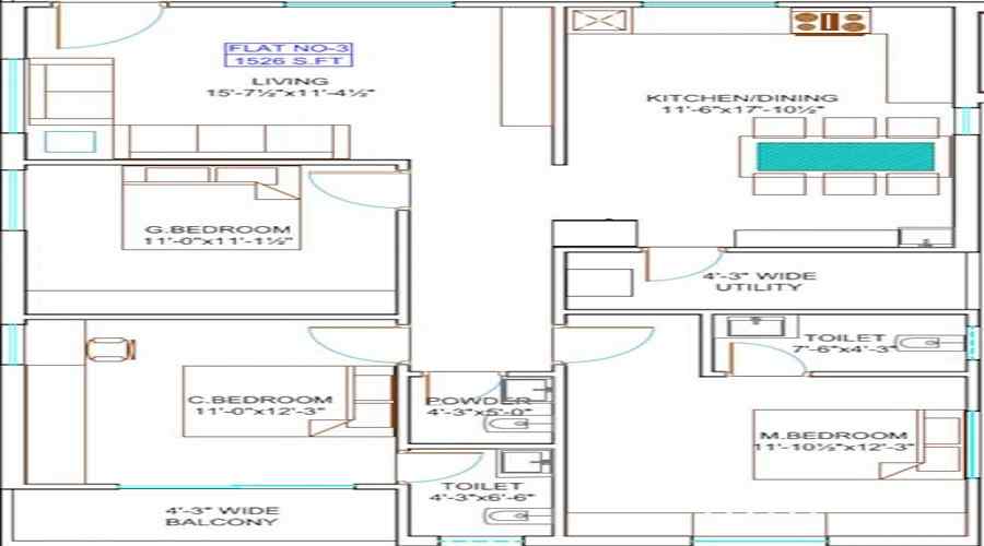 Sree Suryaa Aditya Premier Floor Plan