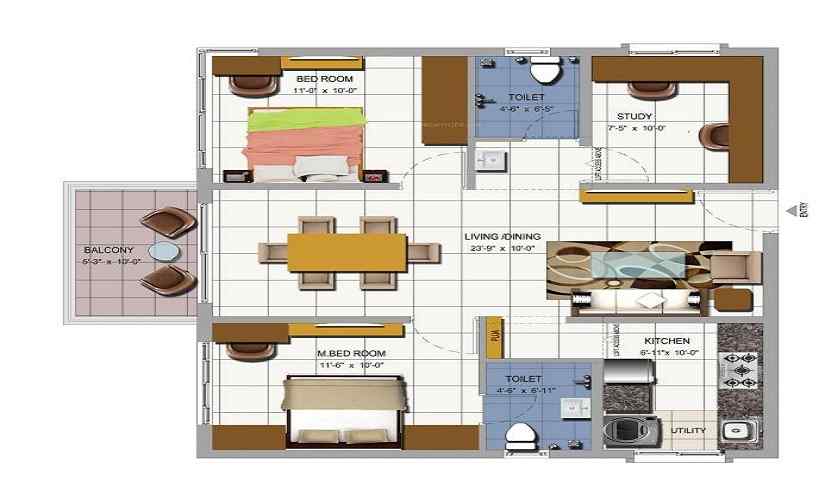 Sri Venkateswara Grand Floor Plan