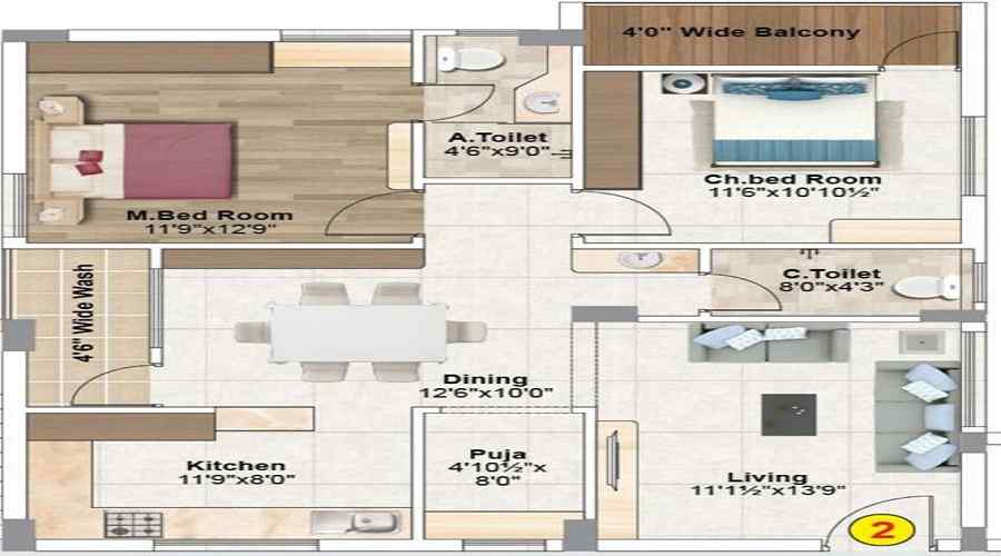 Saanvi Aastha Floor Plan