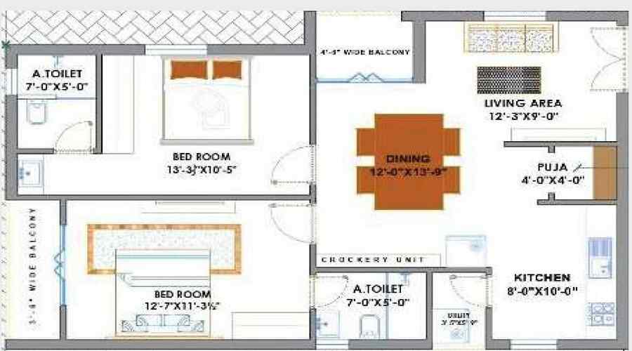 Magna East Side Floor Plan