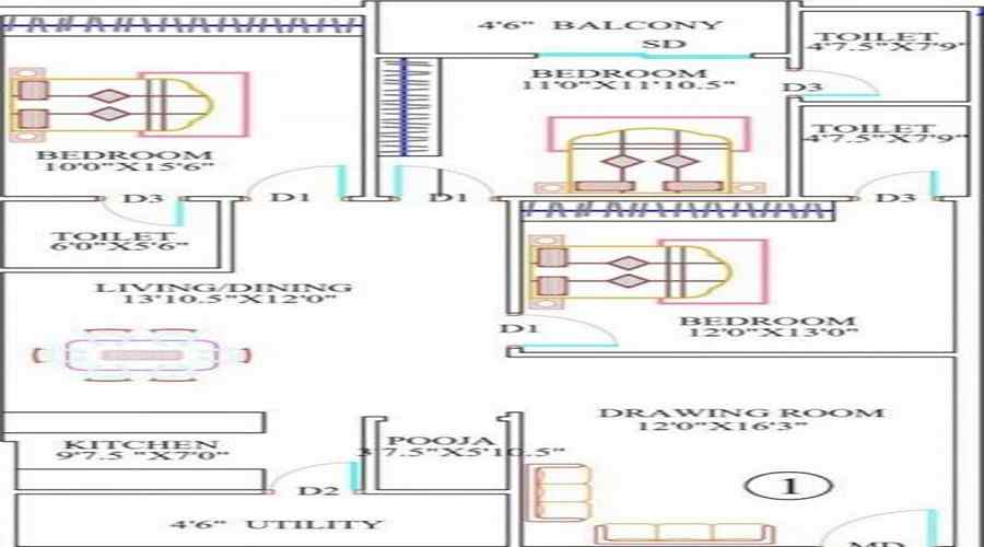 Avantika Anuradha Floor Plan