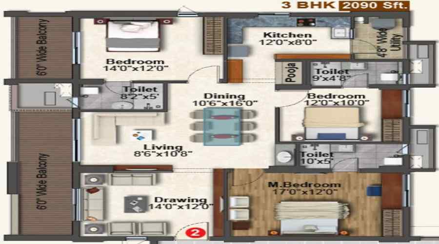Jaswitha Luxor Floor Plan
