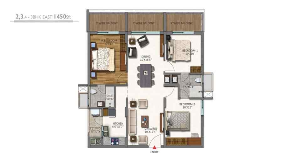 Niharika Lakefront Floor Plan