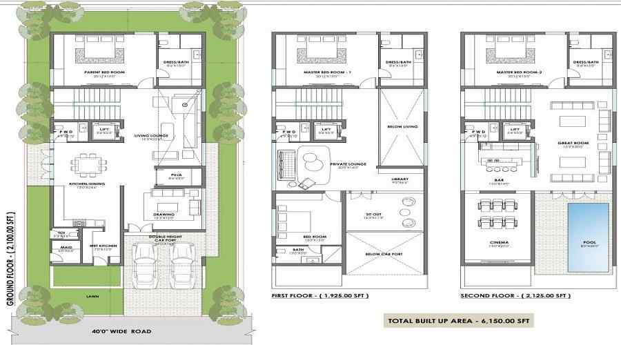 Giridhari Prospera County Floor Plan