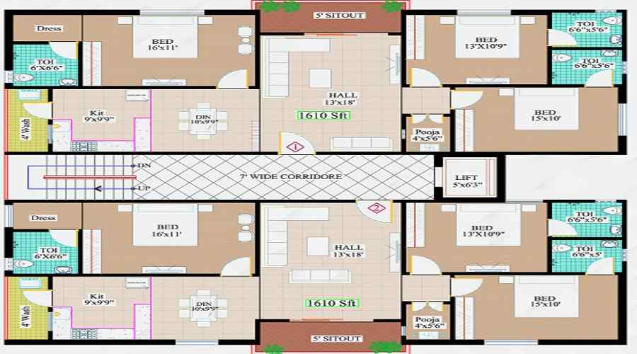 Nestcon Dhruva Floor Plan