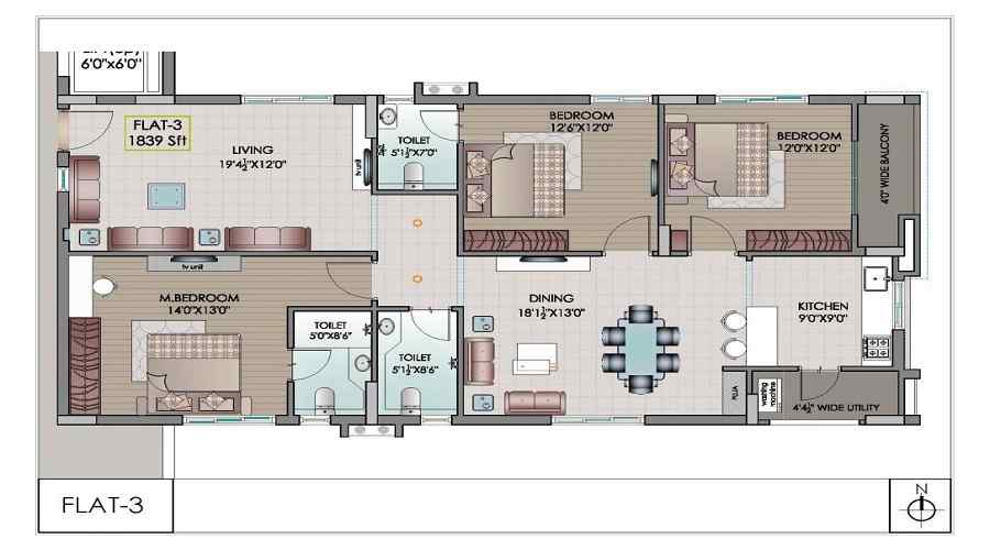 Riddhi Elite Floor Plan