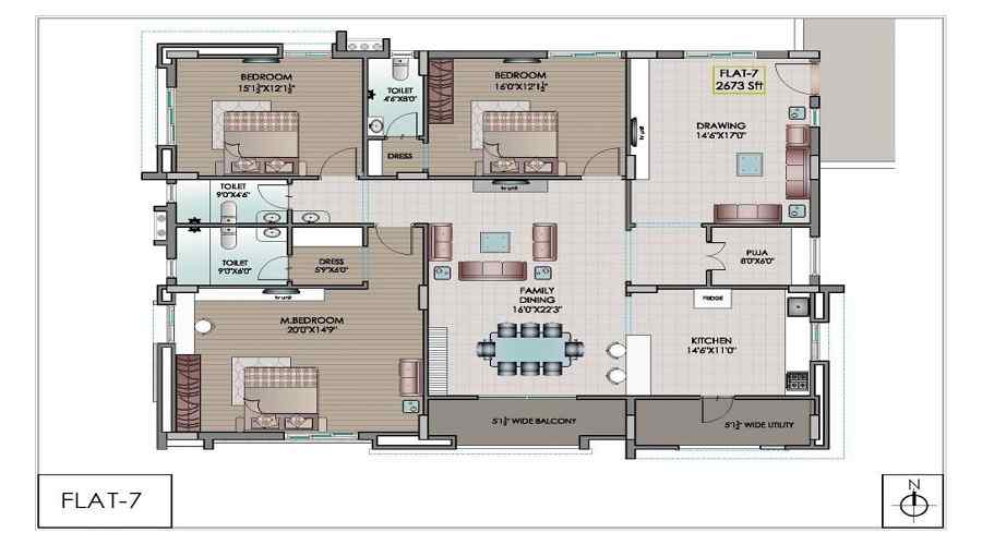 Riddhi Elite Floor Plan