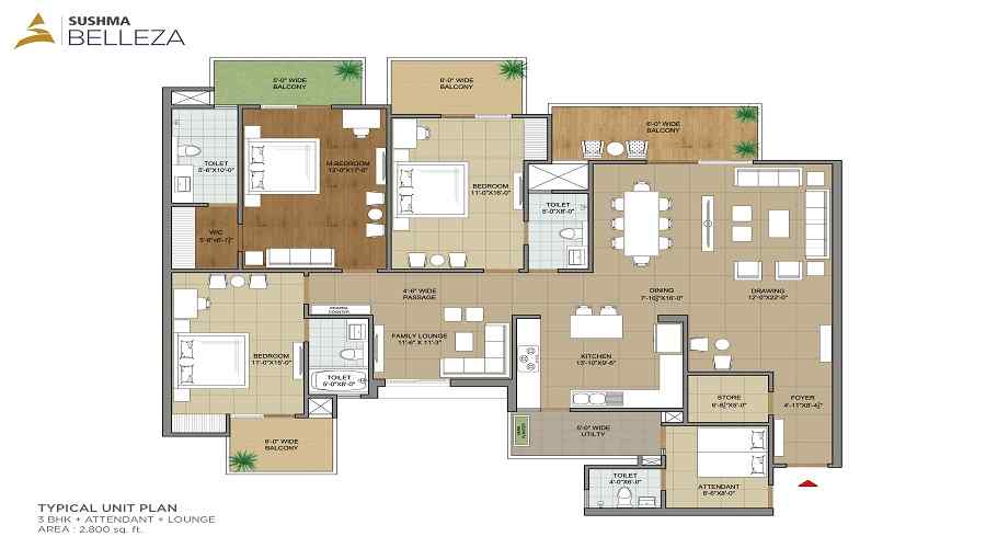 Sushma Belleza Floor Plan
