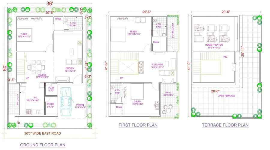 Sri O2 Villas Floor Plan