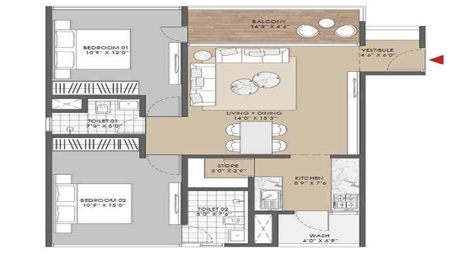 Shivalik Skyview Floor Plan