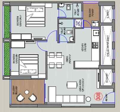Shilp North Sky Floor Plan