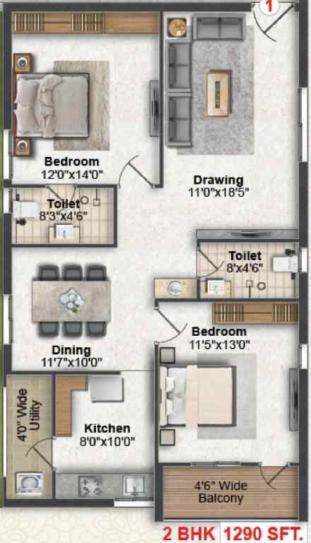 Greater Aspen Floor Plan