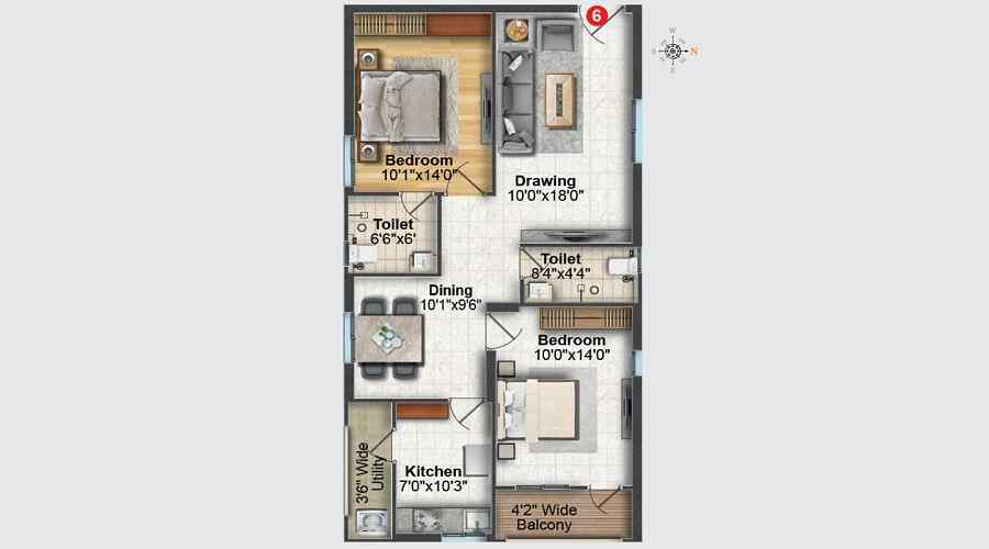 Greater Honesty Floor Plan
