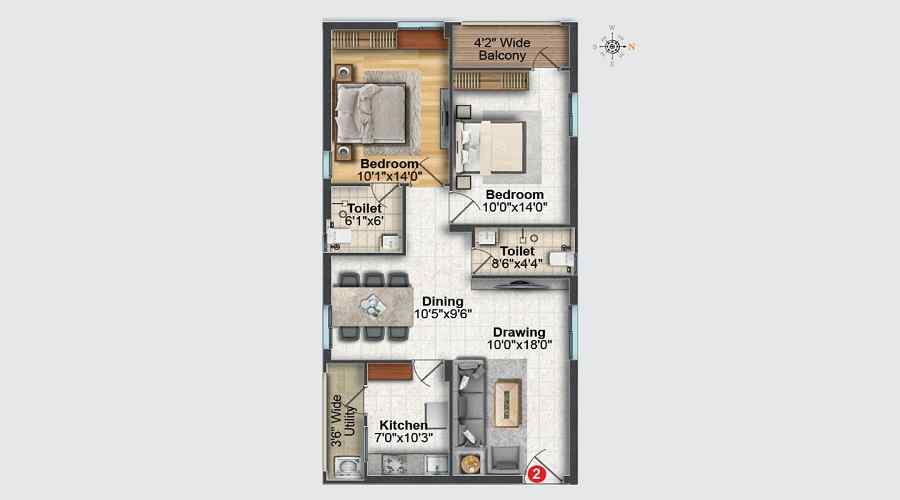 Greater Honesty Floor Plan