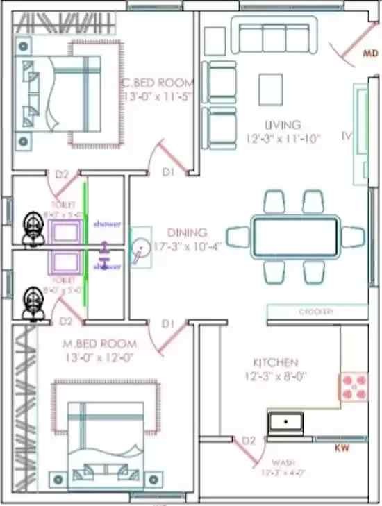 Jaya Shree Jayathra Floor Plan
