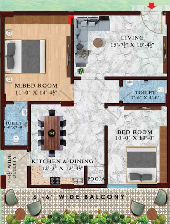 GSR Avasa Floor Plan