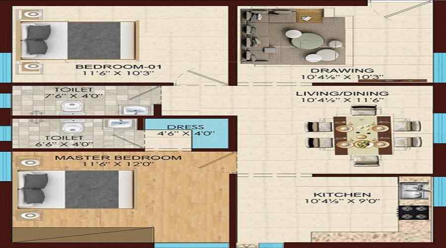 GSR Sri Meru Floor Plan