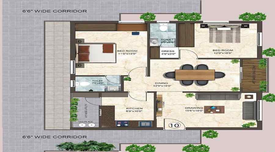Jayas Diamond Floor Plan