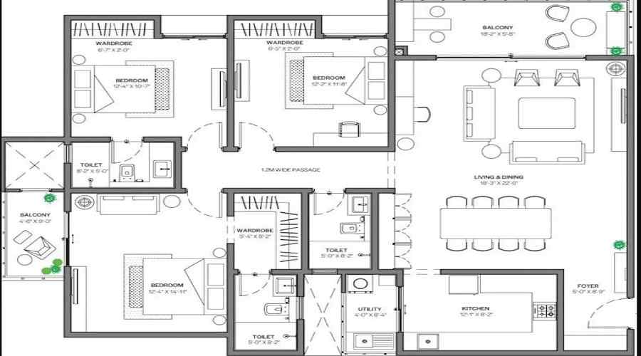 Assetz Bloom And Dell Floor Plan