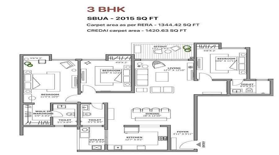 Assetz Soho & Sky Floor Plan