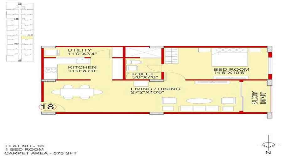 Aashish A N Reddy Apartment Floor Plan