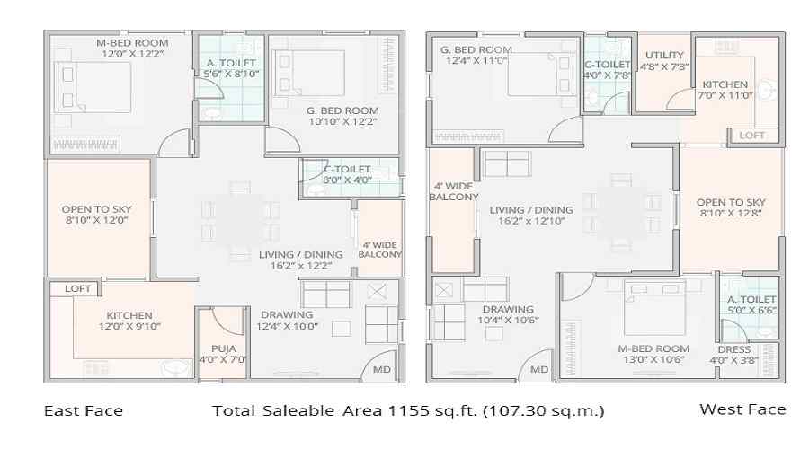 Janapriya Arcadia Floor Plan