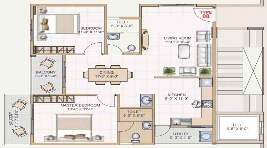 Prominent Chourasia Revanta Floor Plan