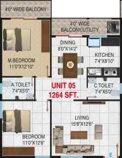 Shivaganga A R Prakruthi Floor Plan