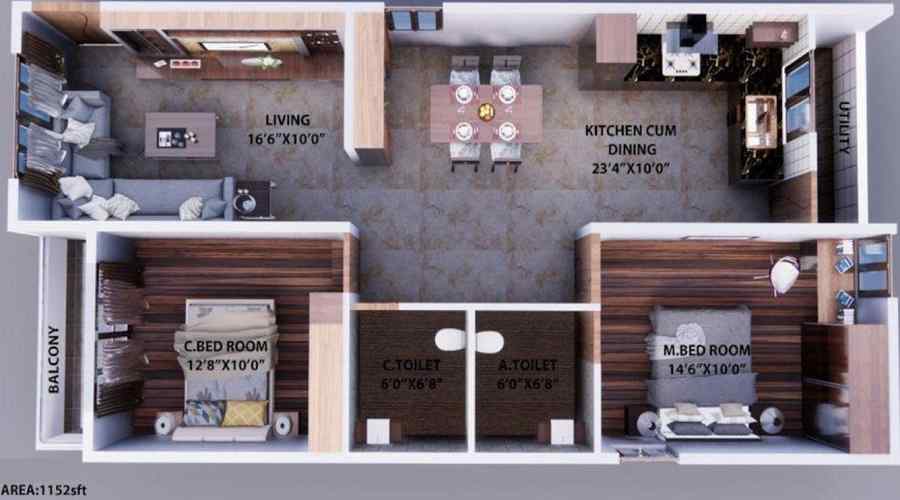 ANR Alpine Heights Floor Plan